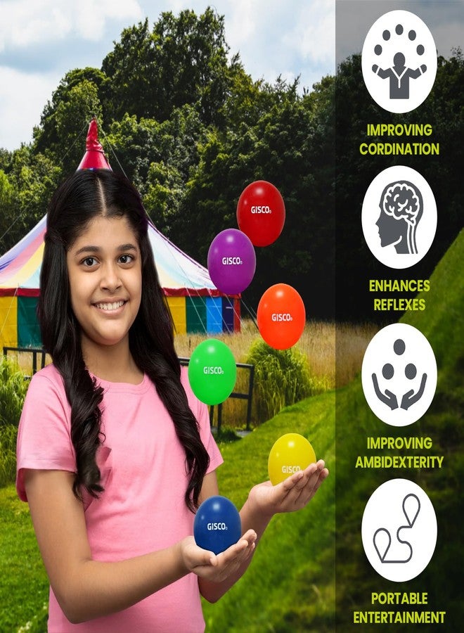 GISCO مجموعة جيسكو للشعوذة - أدوات شعوذة صغيرة ناعمة، متينة وسهلة الاستخدام، مجموعة ملونة من 6 قطع للتعلم والتدريب - Image 4